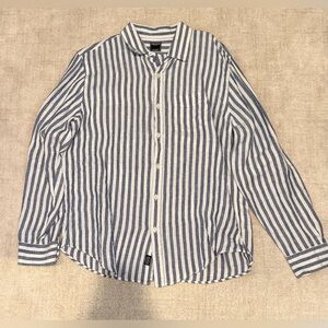 Todd Snyder Striped Linen Shirt